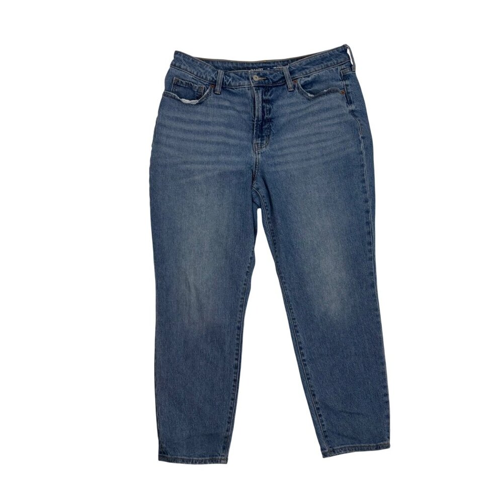 Old Navy Denim Jeans Womens Size 14 High Rise OG Straight Secret-Smooth Pockets - Picture 3 of 10